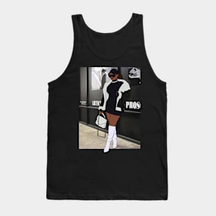 Black Woman Cartoon Collection Tank Top